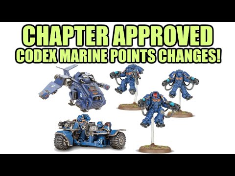 Space Marine Points Changes! │ Warhammer 40k 9th Edition Chapter Approved