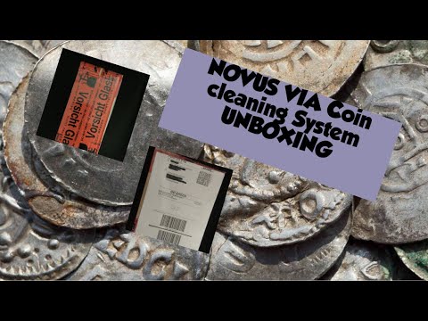 NOVUS VIA Coin cleaning System UNBOXING. Sogar der German Treasure Hunter und Zim nutzen es. #coin