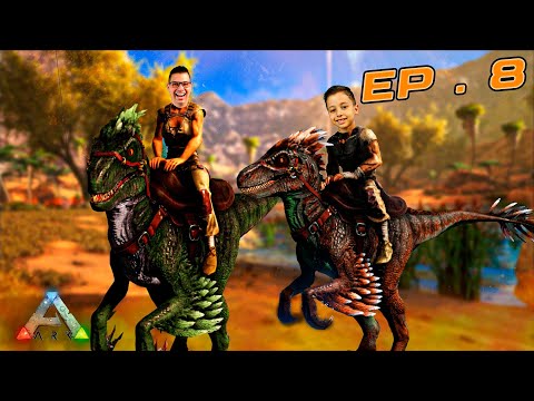 FINALMENTE CONSEGUIMOS DOMAR O RAPTOR! Serie ARK MOBILE com Theo - EP 8