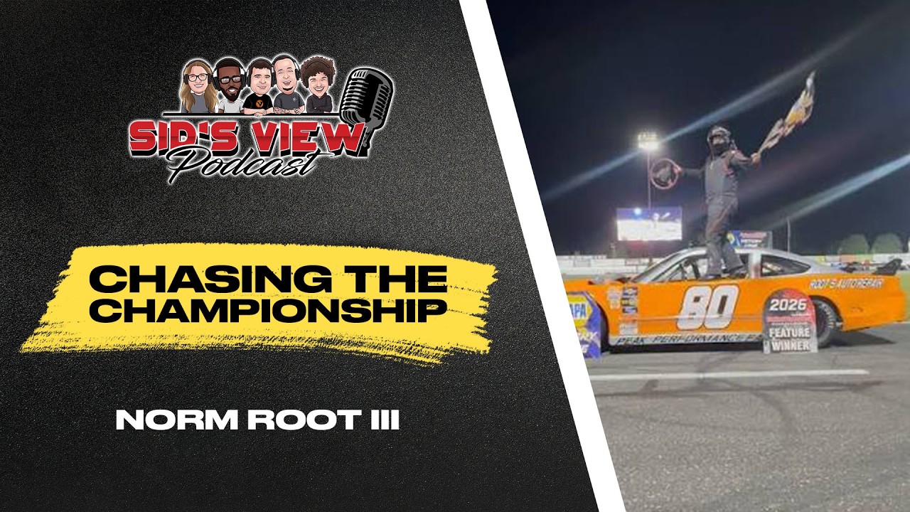 Norm Root III in Championship Chase at Stafford Speedway