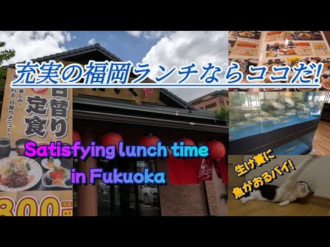 [Almuerzo] ¡El menú del almuerzo tiene una excelente relación calidad-precio! Restaurantes populares en Fukuoka que toda la familia puede disfrutar👍