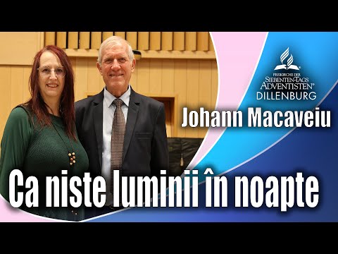 Studiul biblic Johann Macaveiu  Studiul Nr. 5 " Ca niste luminii în noapte"