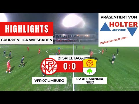 VfR 07 Limburg - FV Alemannia Nied 0:0 | Gruppenliga Wiesbaden | 21.Spieltag