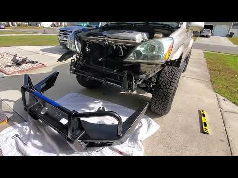 Gx470 Ironman Bumper Quick Install tips