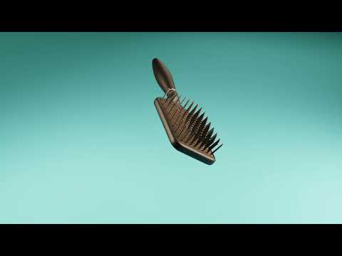 Paddle Hairbrush - 3D Model