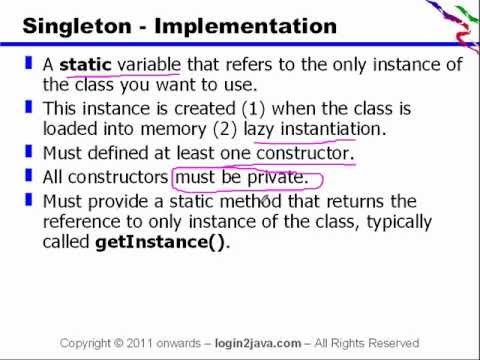 Advance Java Series Singleton Implementation