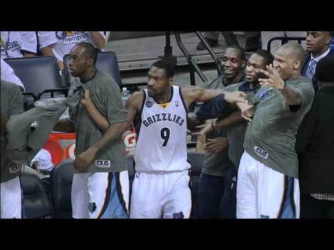 Chris Webber Is Sad After Dante Cunningham Dunk On Griffin LAC MEM game 1 2012