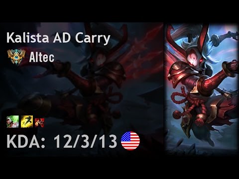 Kalista AD Carry vs Caitlyn - Altec - NA Challenger Patch 6.22