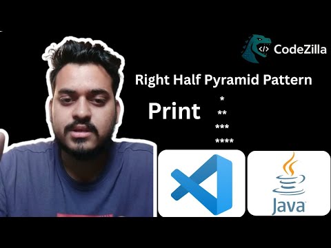Java Program To Print Right Aligned Half Pyramid Pattern Star Pattern In Java