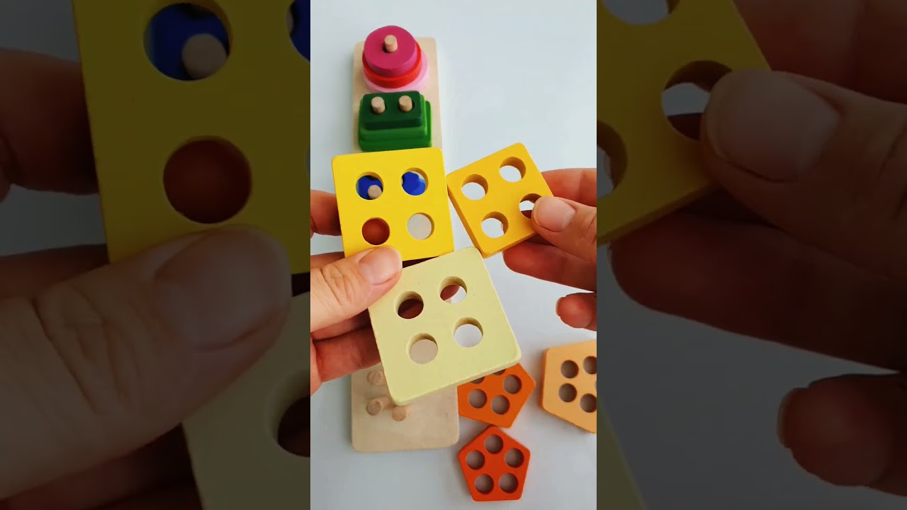 Learn Shapes with Blocks #learnshapes #funlearning #toys