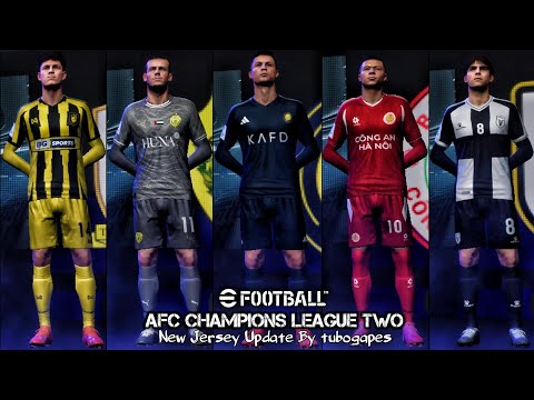 New Jersey Update🔥 All Kits AFC Champions League Two eFootball 2026 Mobile