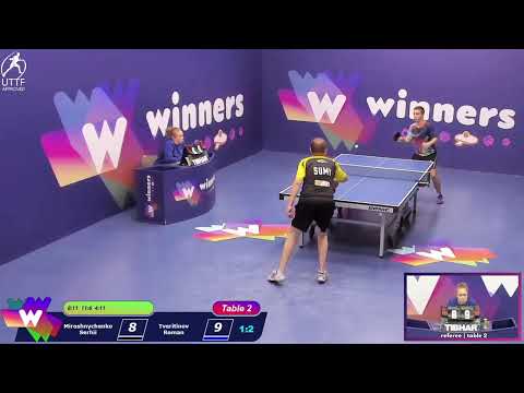 Winners League 28.10.21 Miroshnychenko Serhii - Tveritinov Roman 20:00