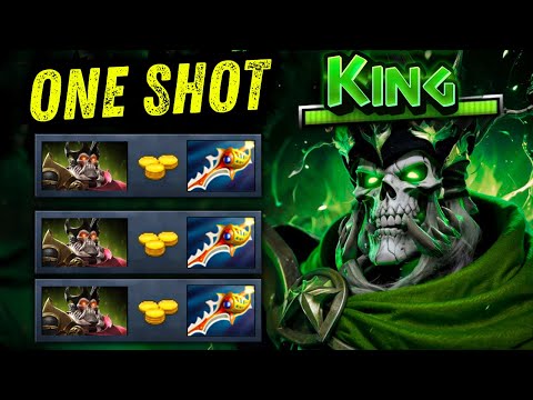 Insane Damage HACK 🔥  x3 Divine Rapier One Hit Deleted 🔥🔥🔥 Wraith King Dota 2
