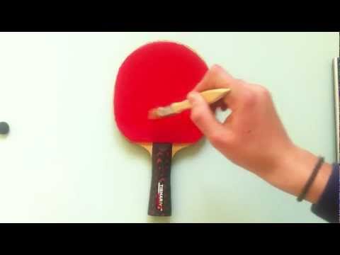 comment nettoyer raquette ping pong