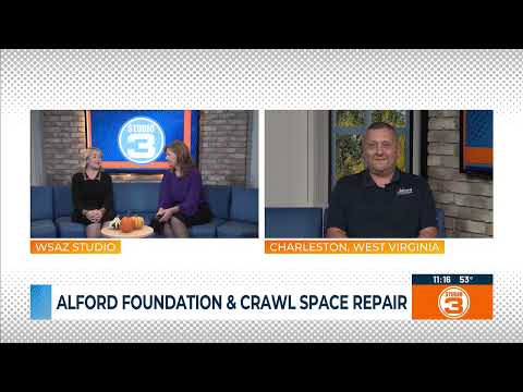 Foundation and Crawl Space Repair in OH, WV, and KY | Alford on WSAZ Studio 3