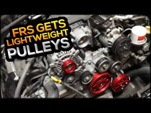 PERRIN LIGHTWEIGHT CRANK AND ACCESSORY PULLEY KIT FRS [FULL INSTALL]