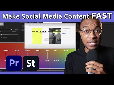 Make Social Media Content in Bulk Using Motion Graphics Templates Premiere Pro Adobe Video