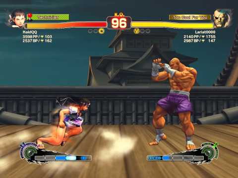 HaldQQ (sak) vs Lariat0000 (sagat) SSF4 AE PC