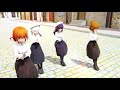 칸코레mmd 이카즈치 히비키 아카츠키 이나즈마 《기쁨의절정love》