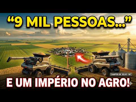 300 MIL REAIS POR PESSOA! O Segredo da Cidade Mais Rica do Agro 😱. Campos de Júlio!