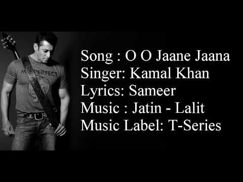 "O O JAANE JAANA" Full Song With Lyrics ▪ Kamal Khan ▪ Salman Khan ▪ Pyar Kiya Toh Darna Kya