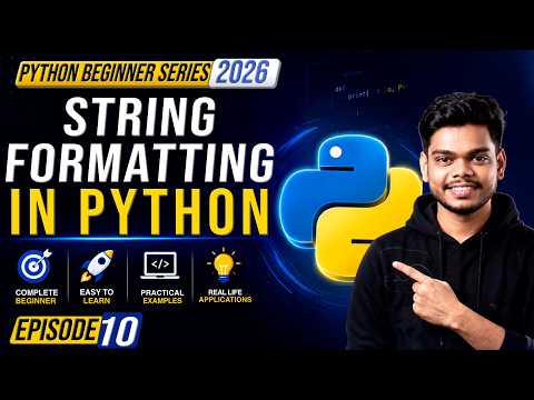 Python String Formatting In Tamil Python Beginner Series 2026