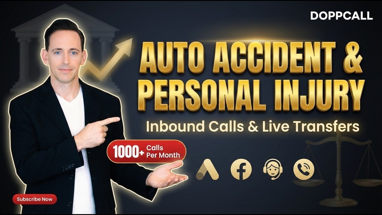 Auto Accident Lawsuit Inbound Calls and Live Transfers — learn how DOPPCALL generates qualified auto injury legal leads
