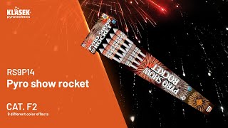 Pyro show rakety 90cm 9ks/bal
