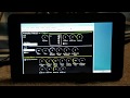 Raspberry Pi Touchscreen - MIDI sysex patch editor demo