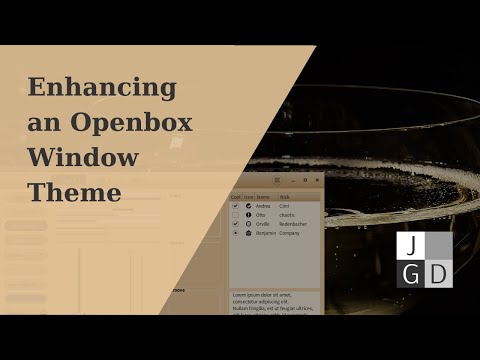 Enhancing an Oomox Generated Openbox Theme