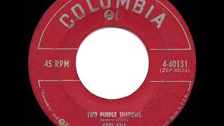 1954 HITS ARCHIVE: Two Purple Shadows - Jerry Vale