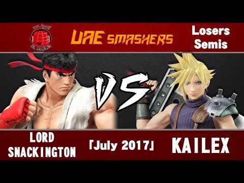 SSB4 Jul 2017: Lord Snackington (Ryu) vs Kailex (Cloud, Diddy Kong, Fox) - LS