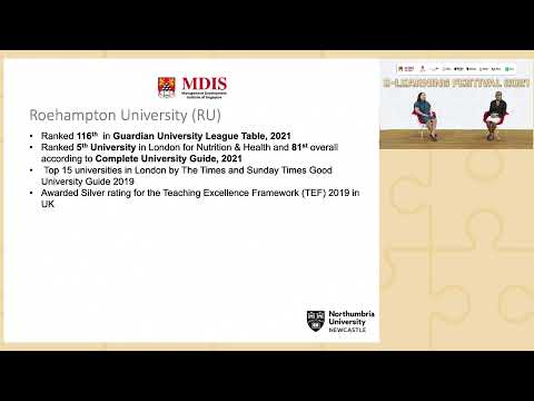 MDIS E-Learning Festival 2021 - School of Life Sciences, School of Health and Nursing