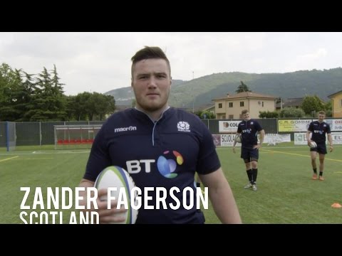 Drop goal challenge: Scotland Rugby U20s
