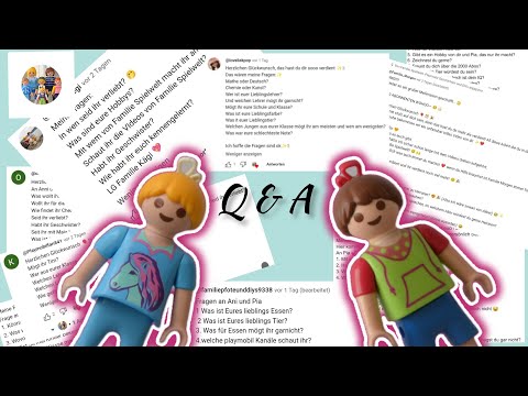 Q&A mit Pia und Anni- 2000 Abonnenten Special// Playmobil Special