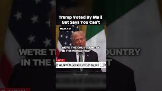 You can’t vote by mail, but Trump can? #youtube
