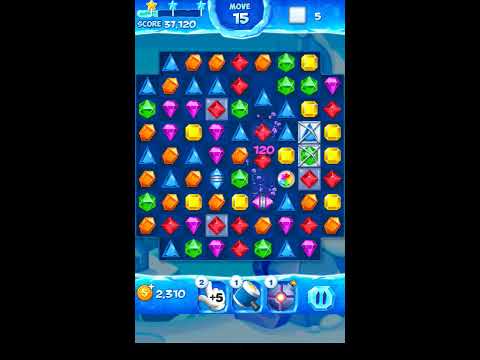 Jewel Pop Mania:Match 3 Puzzle Level 109 ( Ice Cream Town Episode ) - Walkthrough ( No Booster )