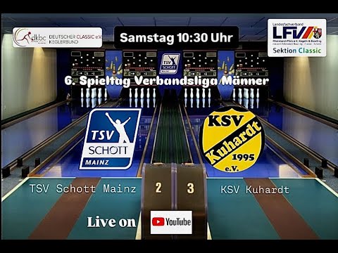 6. Spieltag Verbandsliga Männer: TSV Schott Mainz - KSV Kuhardt