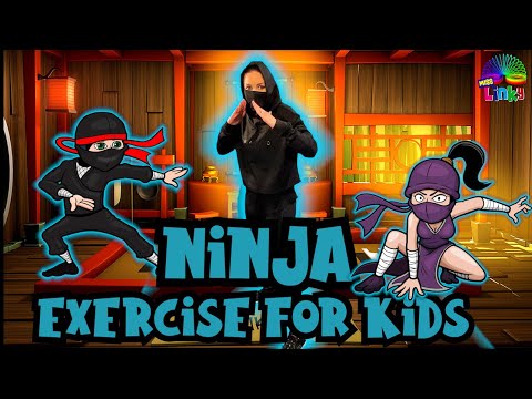 Ninja Exercise for Kids | Learn about Japan | Indoor workout for Children