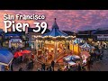 San Francisco Pier 39 Evening Walk 4K With Captions