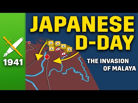 The First Battle In The Pacific - The Invasion of Malaya 1941 Animated