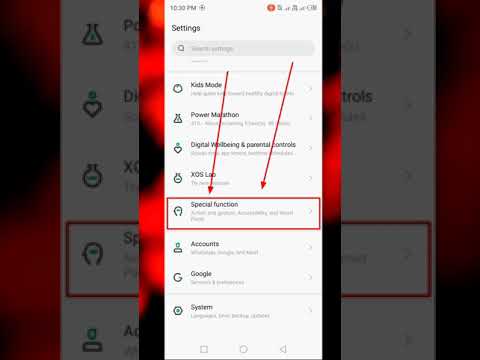 how to enable 3 fingers screenshot #shorts