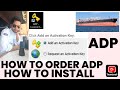 ADP HOW TO ORDER AND HOW TO INSTALL LICENSE FOR SHIP 2ND OFFICER JOB 3RD OFFICER JUNIOR