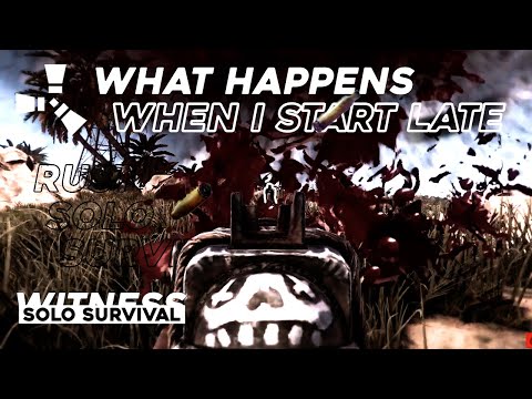 What Happens When I Start A Wipe Late - Rust Solo Survival Gameplay