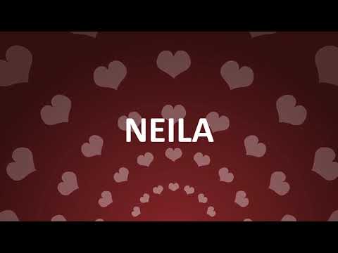 HAPPY BIRTHDAY NEILA