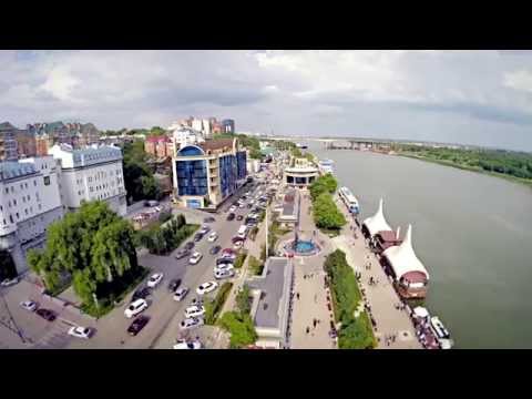 Полет над набережной Ростова-на-Дону