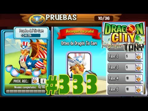 Dragon City "Capítulo 333 - Prueba de Orbes: Dragón Tío Sam" por Tony