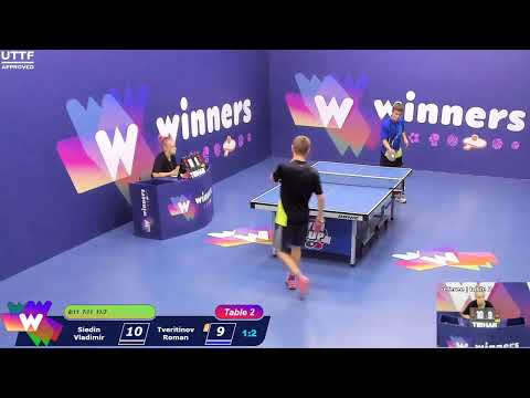 WINners CUP table 2  30.08  Siedin Vladimir - Tveritinov Roman 16:30