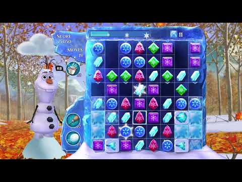 Frozen Free Fall: Snowball Fight, Summer Level 86, Walkthrough, No Power Ups, Excellent