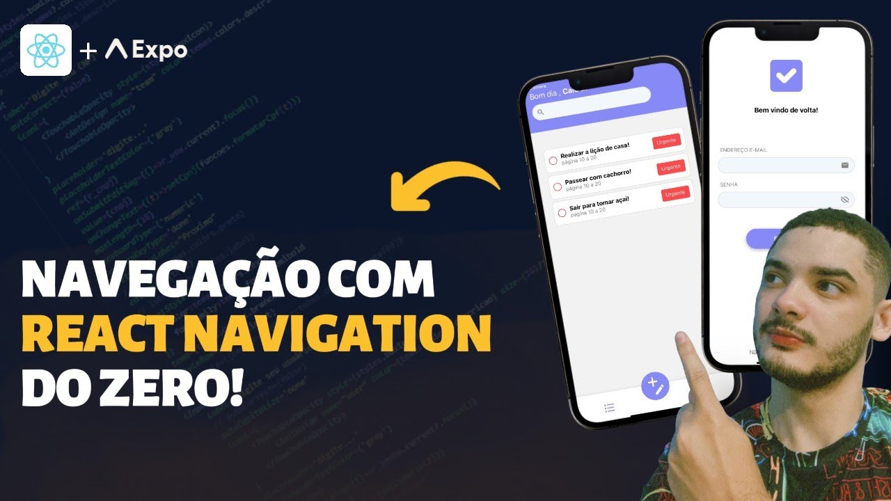 Navegação entre telas com React Navigation - Aula 3